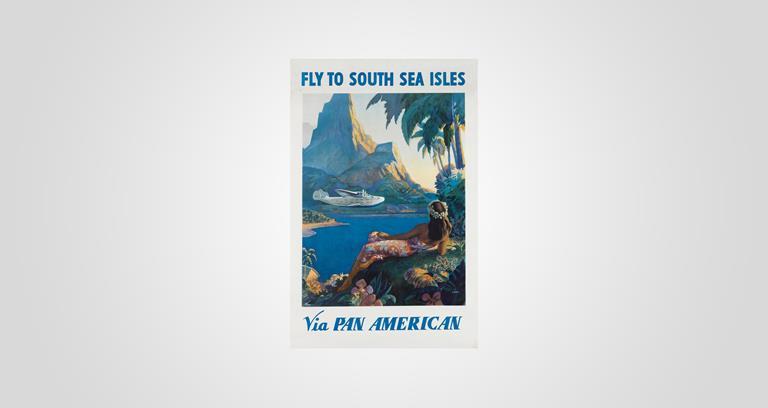 Lot 150, Paul George Lawler, Fly to South Sea Isles / Via Pan American, circa 1938
