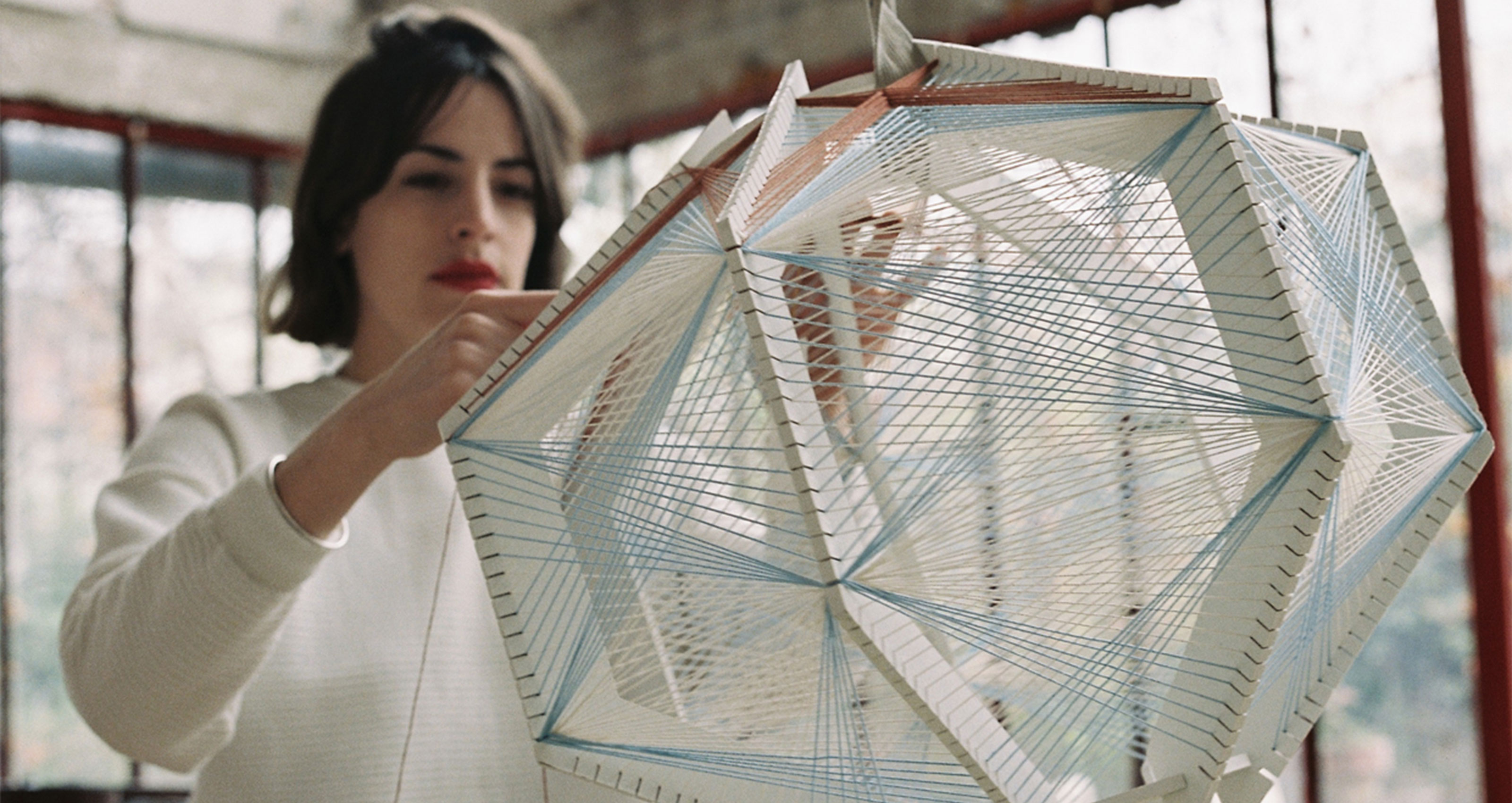 Julie Lansom in her Paris studio