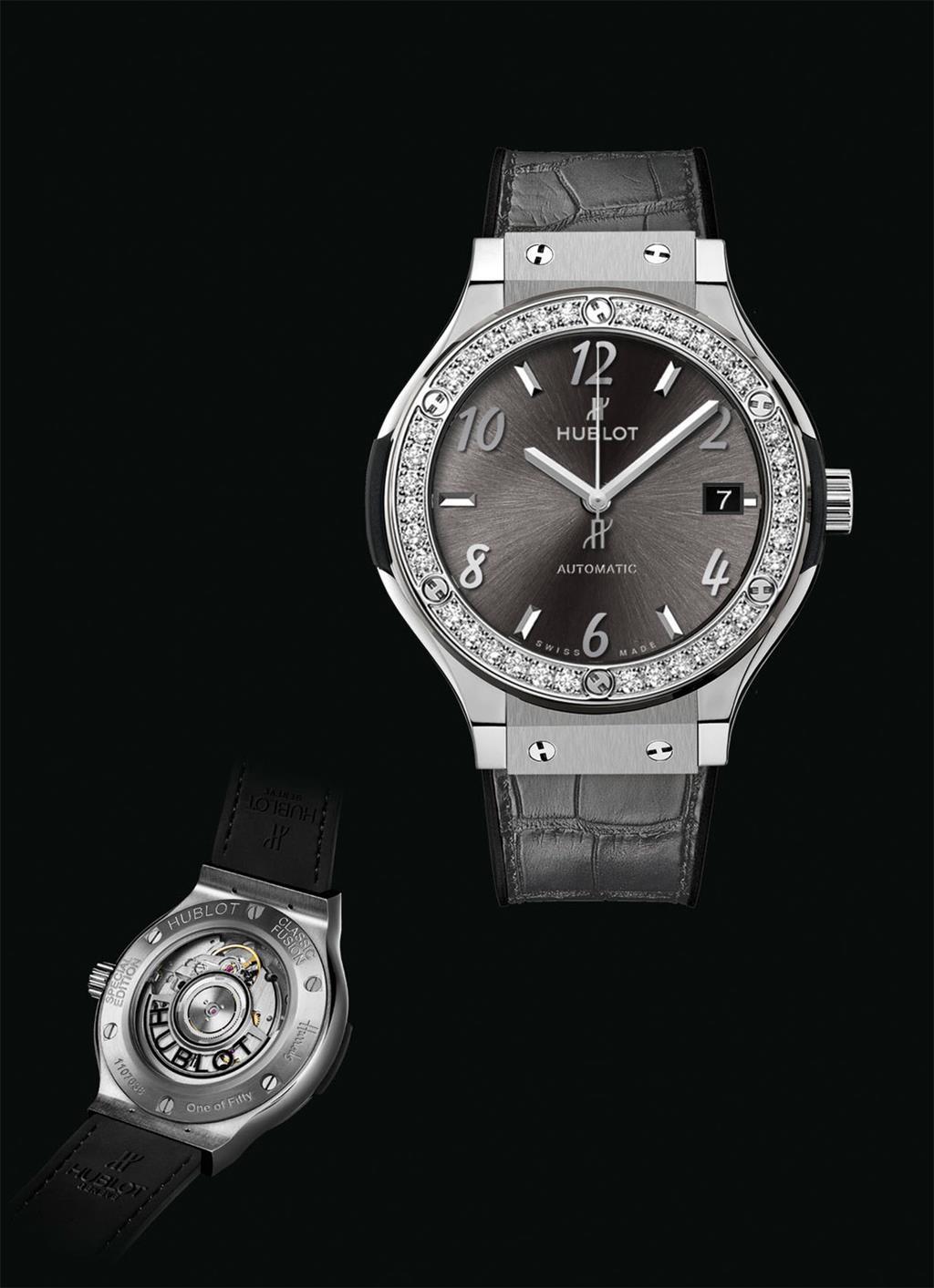 Hublot Classic Fusion Racing Grey/Classic Fusion Chronograph Racing Grey/Classic Fusion Racing Grey Diamonds