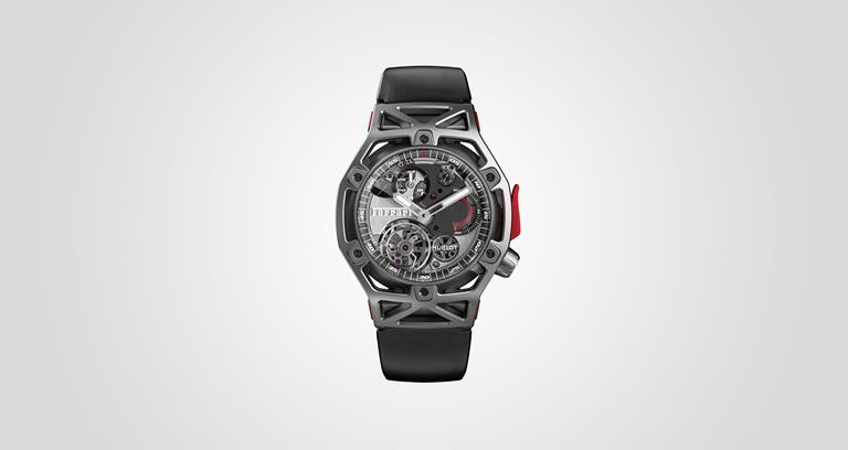 Hublot, Techframe Ferrari 70 Years Tourbillon Chronograph