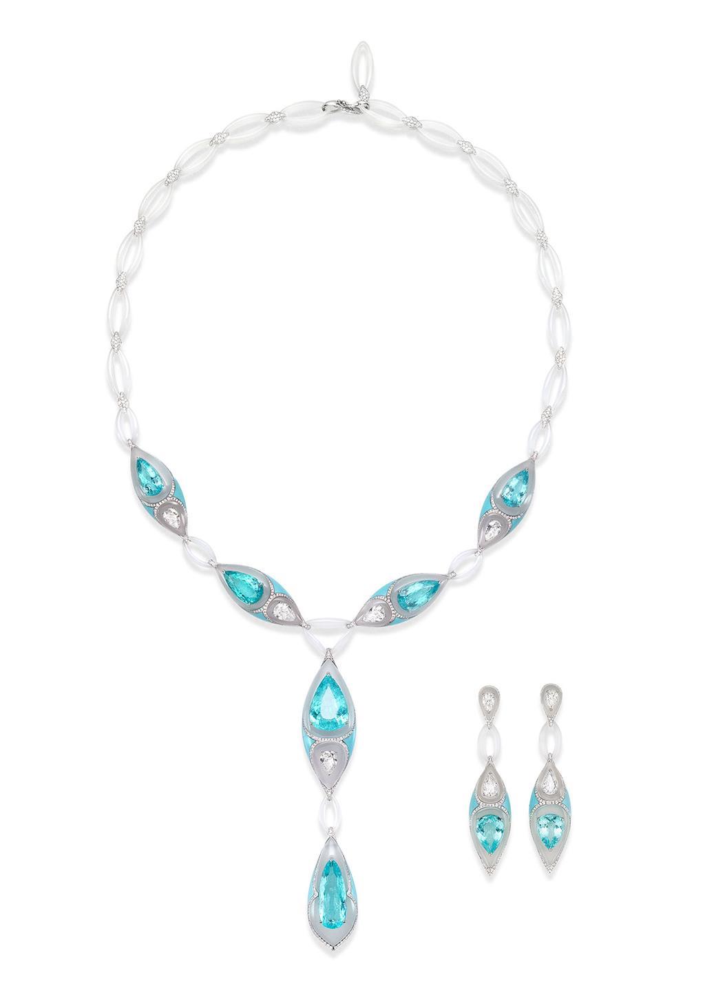 Boghossian necklace and earrings