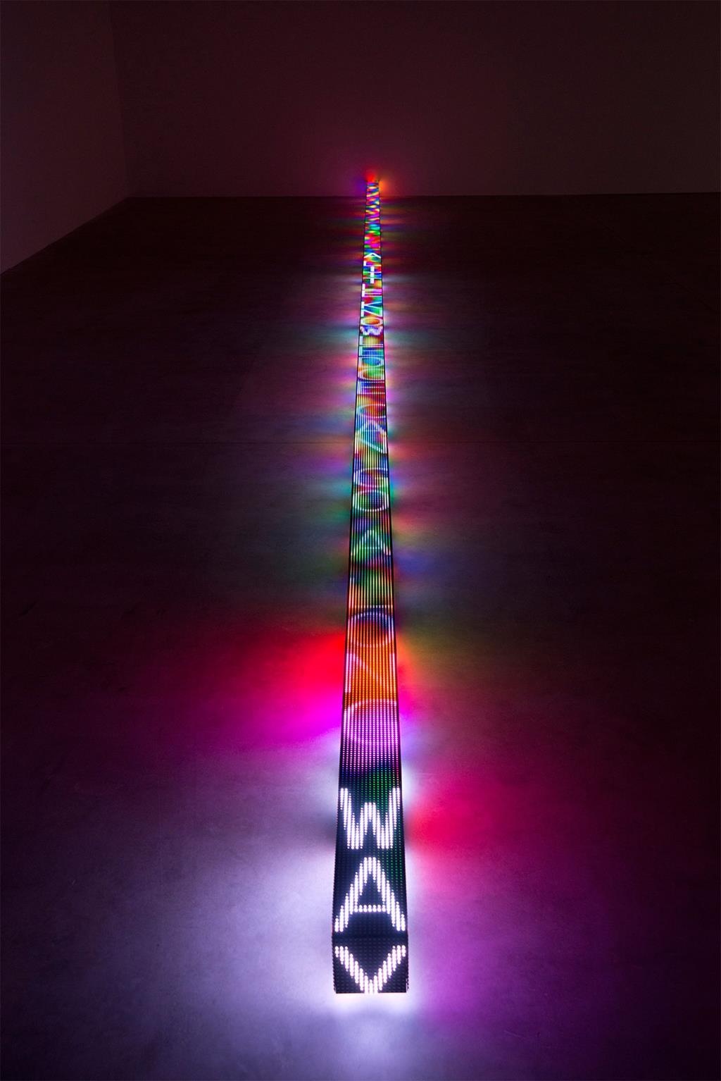 FLOOR, 2015 © 2015 Jenny Holzer, member Artists Rights Society (ARS)