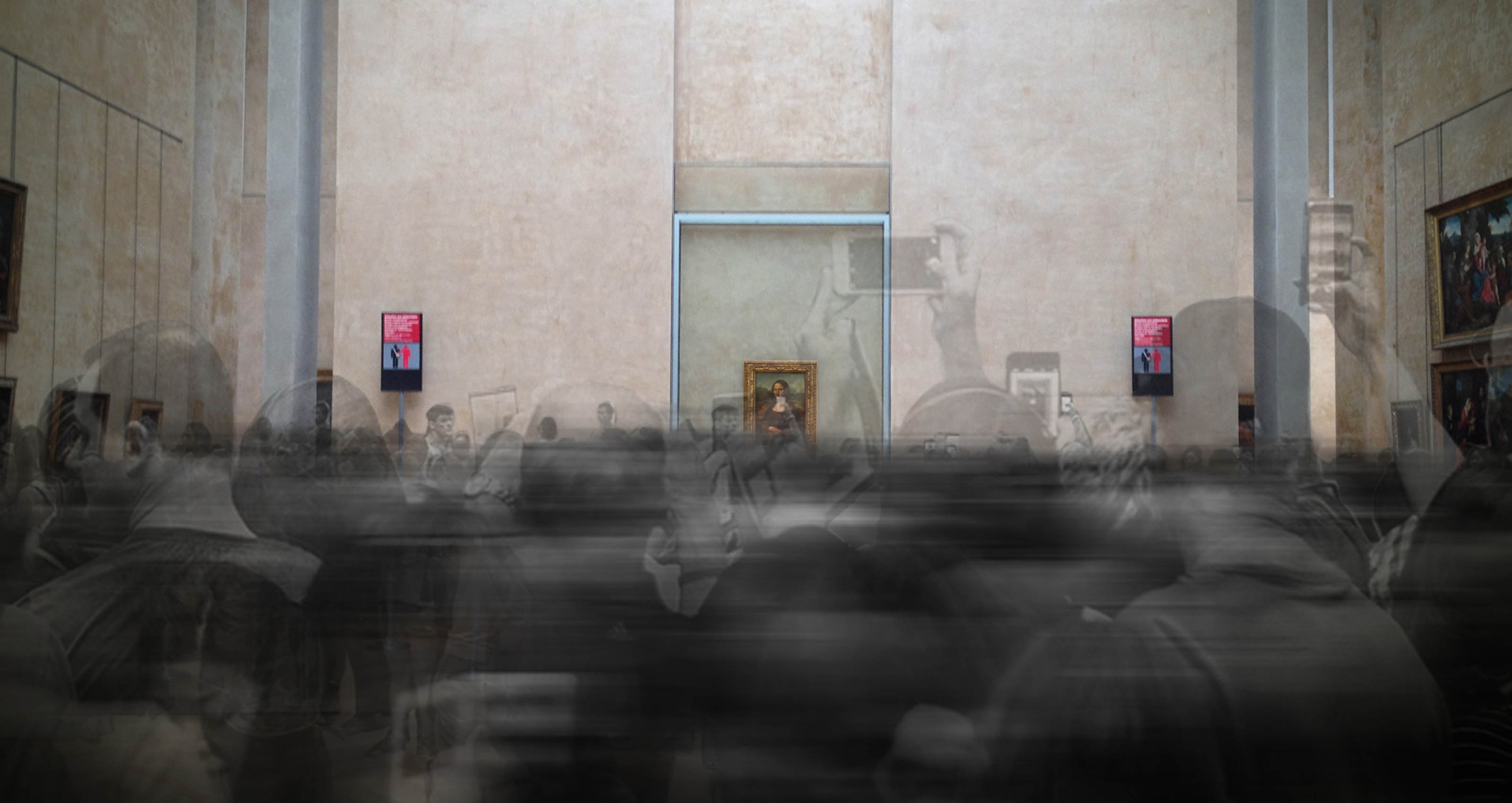 Mona Lisa Beyond the Glass still