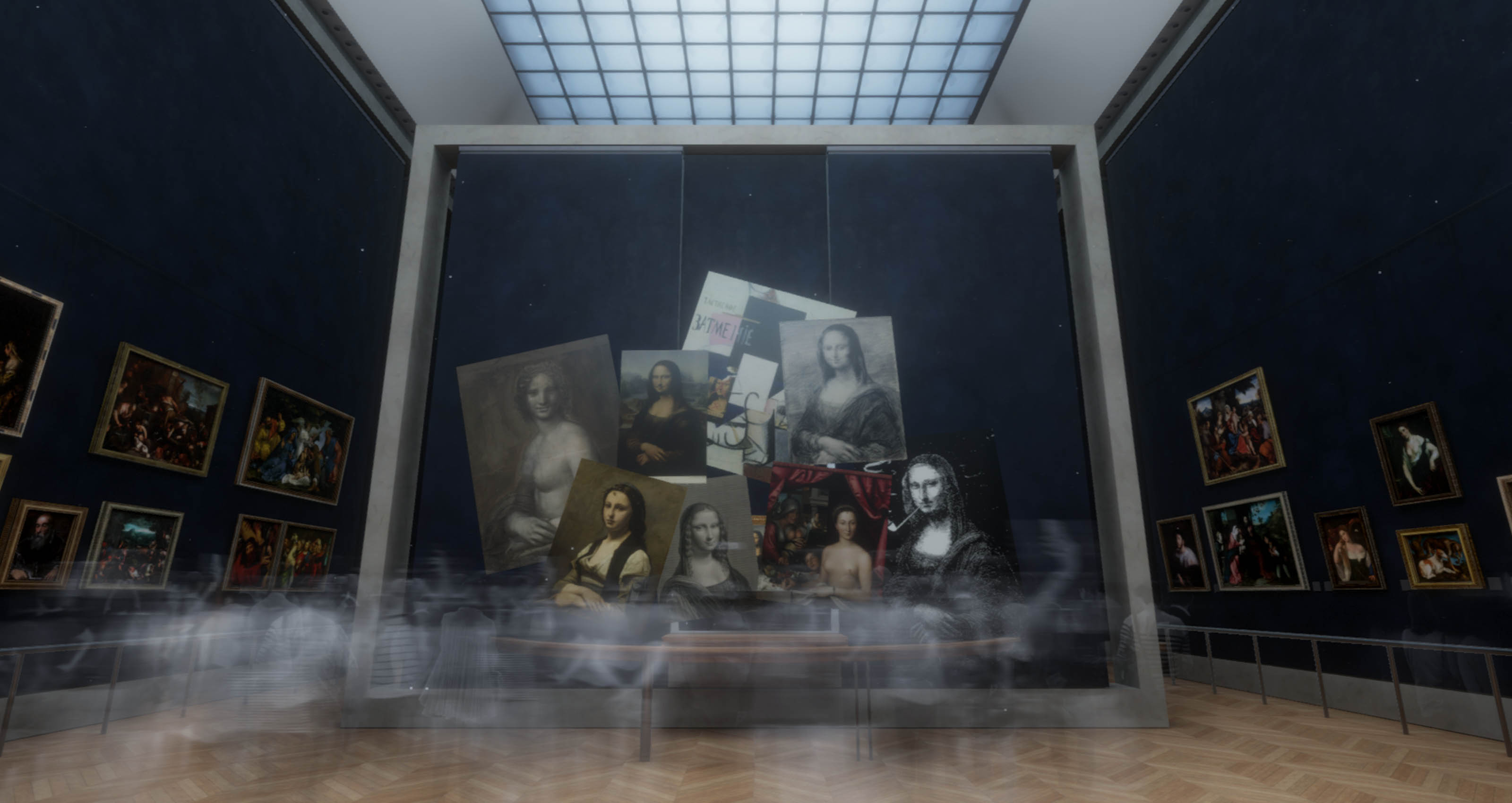 Mona Lisa Beyond the Glass still
