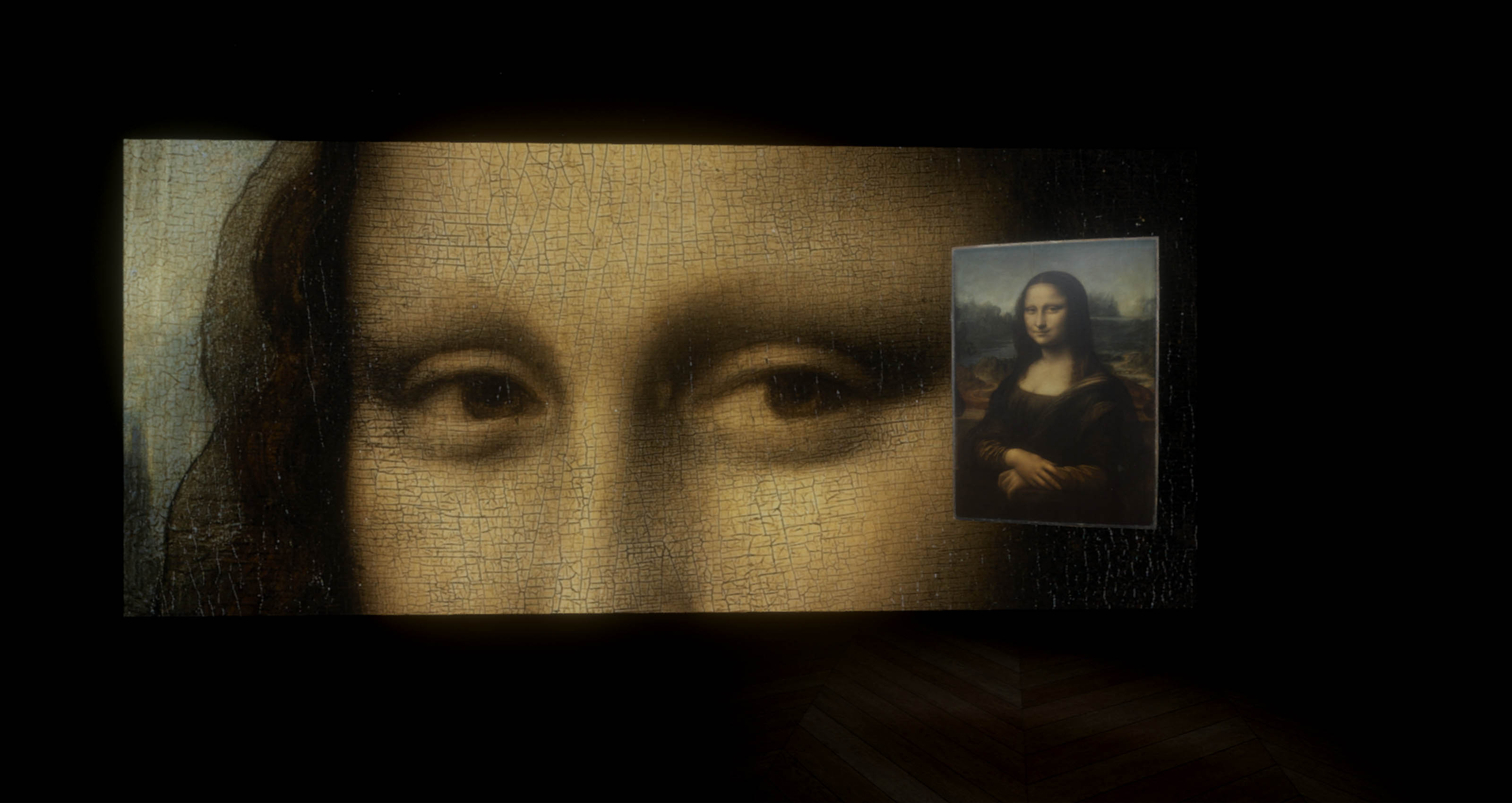 Mona Lisa Beyond the Glass still