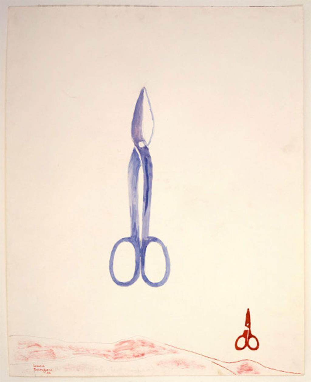 Spit or Star 1986 Watercolor and pencil on paper 60.3 x 48.3 cm / 23 3/4 x 19 in Photo: Christopher Burke