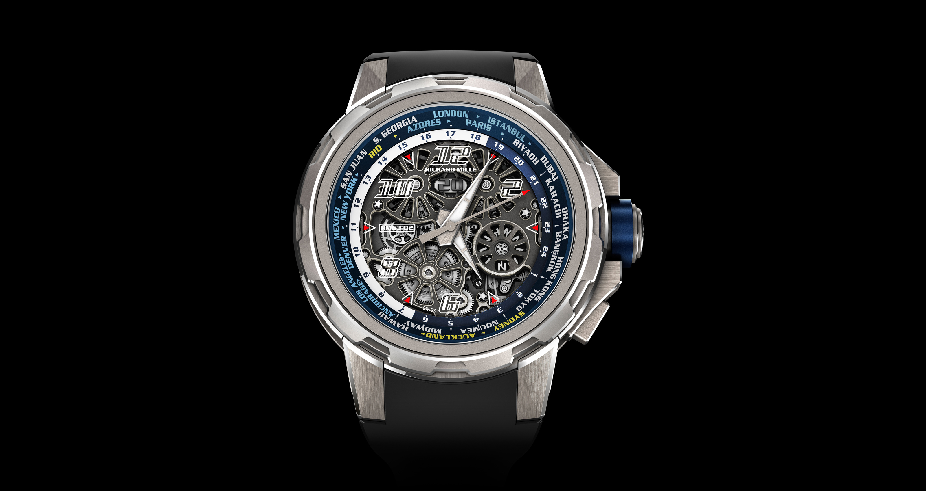 17. Richard Mille RM 63-02 Automatic World Timer