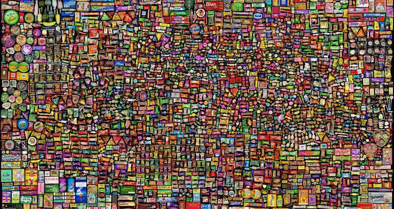 Hong Hao, Tian-A, 2008, digital print of scanned images