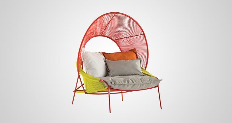 11. Stephen Burks design traveller armchair for Roche-Bobois